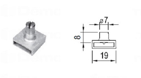 CIL.FIÓKZÁRHOZ      STIFT 10 MM   L00025 LEHMANN L00025