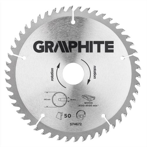 KŐRFŰRÉSZLAP   190*30MM   HM   50FOG GRAPHITE