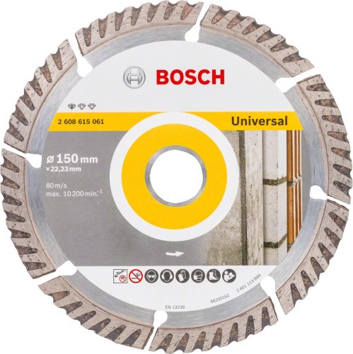 GYÉMÁNT VÁGÓTÁRCSA UNIVERZ.BOSCH 230Q  2608615066