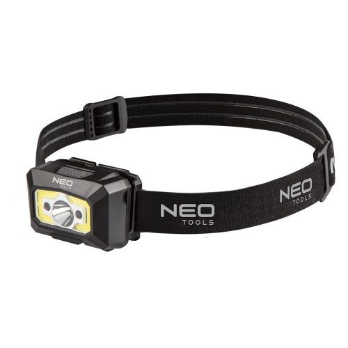 FEJLÁMPA TÖLTHETŐ USB 250 LUMEN NEO TOOLS